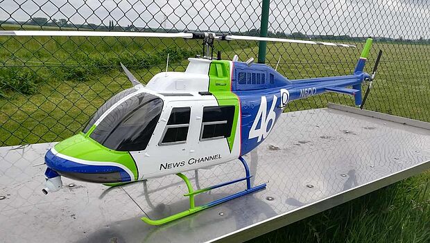 Bauberichte vom Modellflughubschrauber Bell 206 Jet Ranger 3