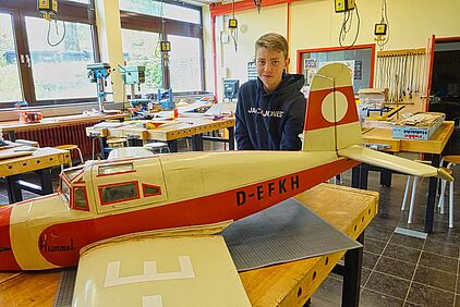 Historisches Modellflugzeug