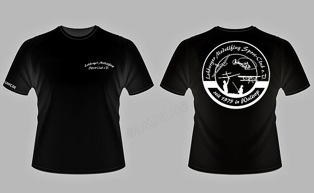 T-Shirt schwarz aus unserem Fanshop