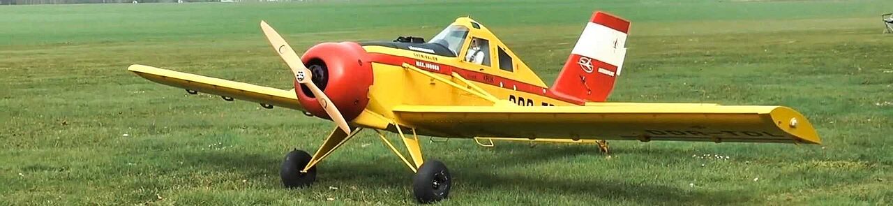 Modellflugzeug Kruk PZL106 BR