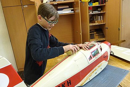 Historisches Modellflugzeug