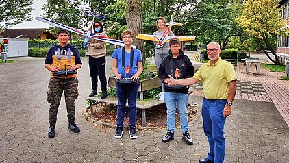 Modellflug AG an der Realschule in Waltrop