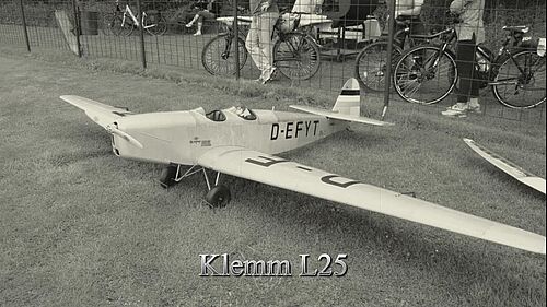 Klemm L25 RC Scale Modellflugzeug, Quadro-Howi