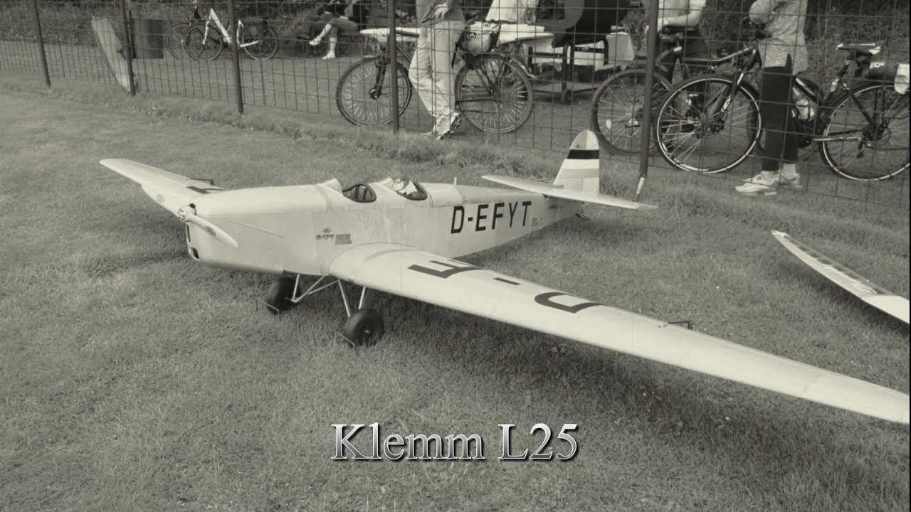 Klemm L25 RC Scale Modellflugzeug, Quadro-Howi Klemm L25 RC Scale Modellflugzeug, Quadro-Howi